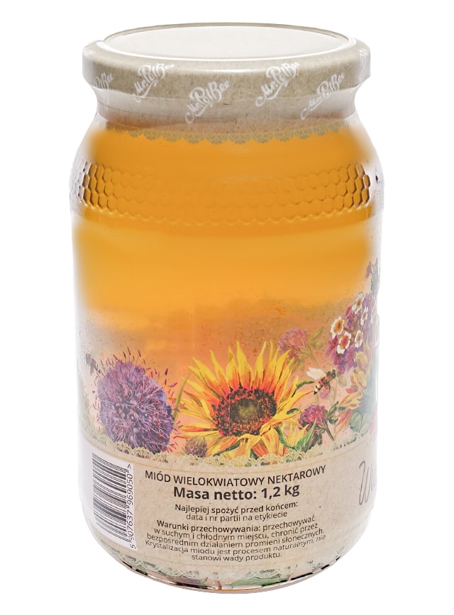 LIQUID MULTIFLOWER HONEY - (1.2KG)