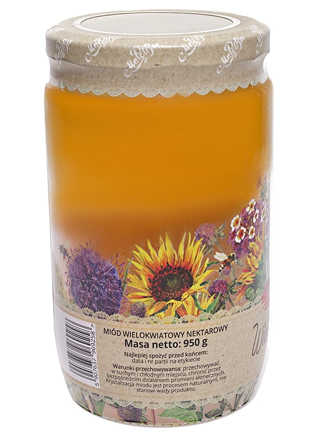 LIQUID MULTIFLOWER HONEY - (0.95KG)