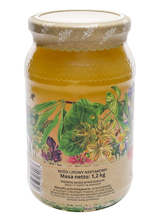 LIQUID LINDEN HONEY- (1.2KG)