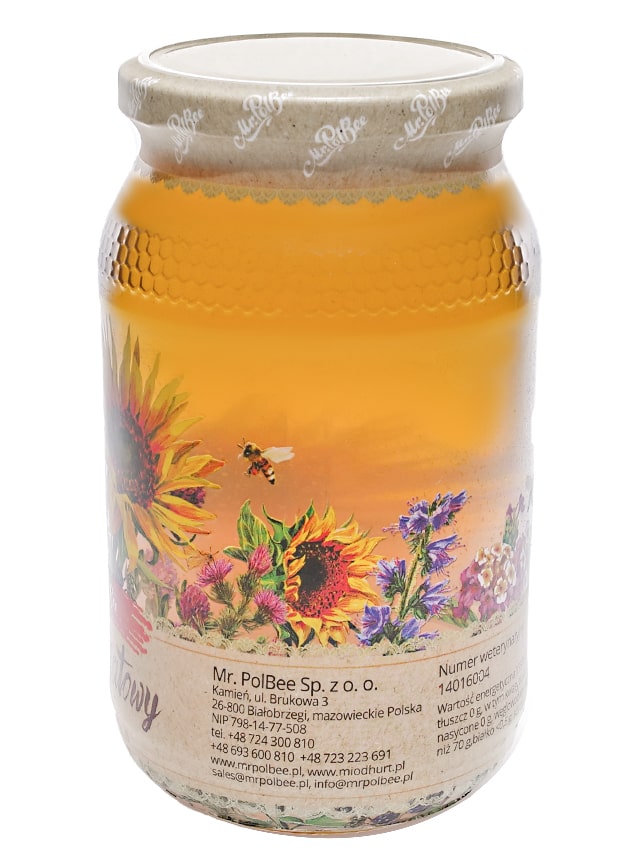 LIQUID MULTIFLOWER HONEY - (1.2KG)