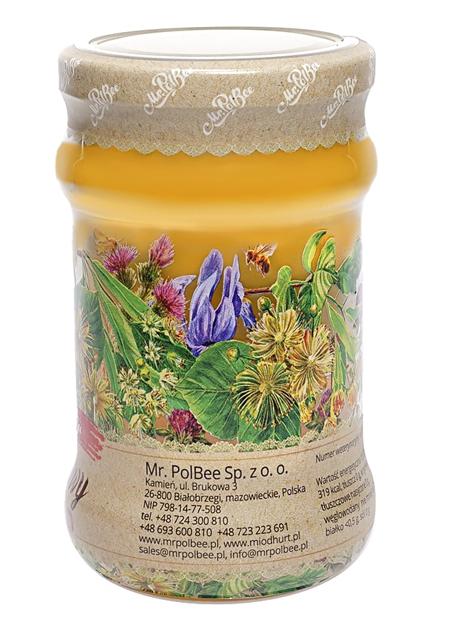 LIQUID LINDEN HONEY- (0.4KG)